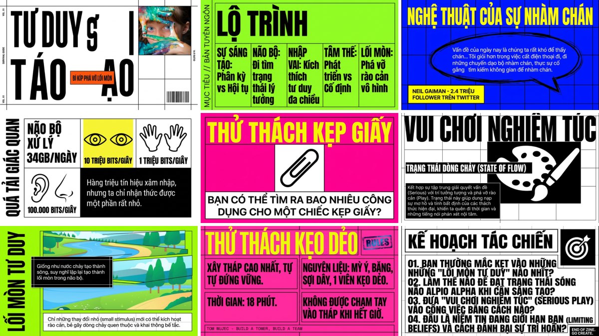 Ảnh mẫu slide phong cách Bold Editorial tạo bằng NotebookLM