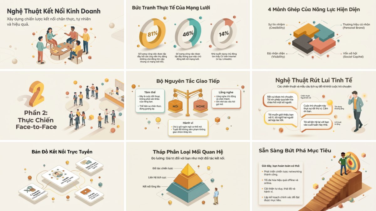 Ảnh mẫu slide phong cách Learning Isometric tạo bằng NotebookLM