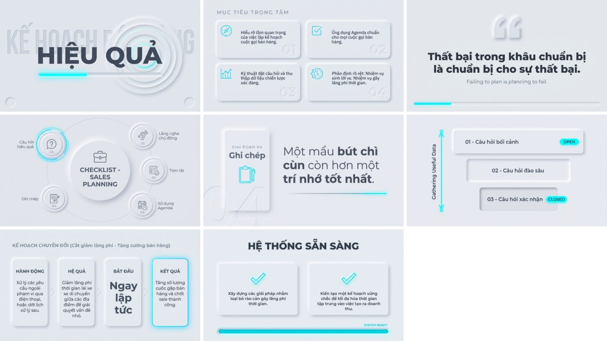 Ảnh mẫu slide phong cách Azure Neumo tạo bằng NotebookLM