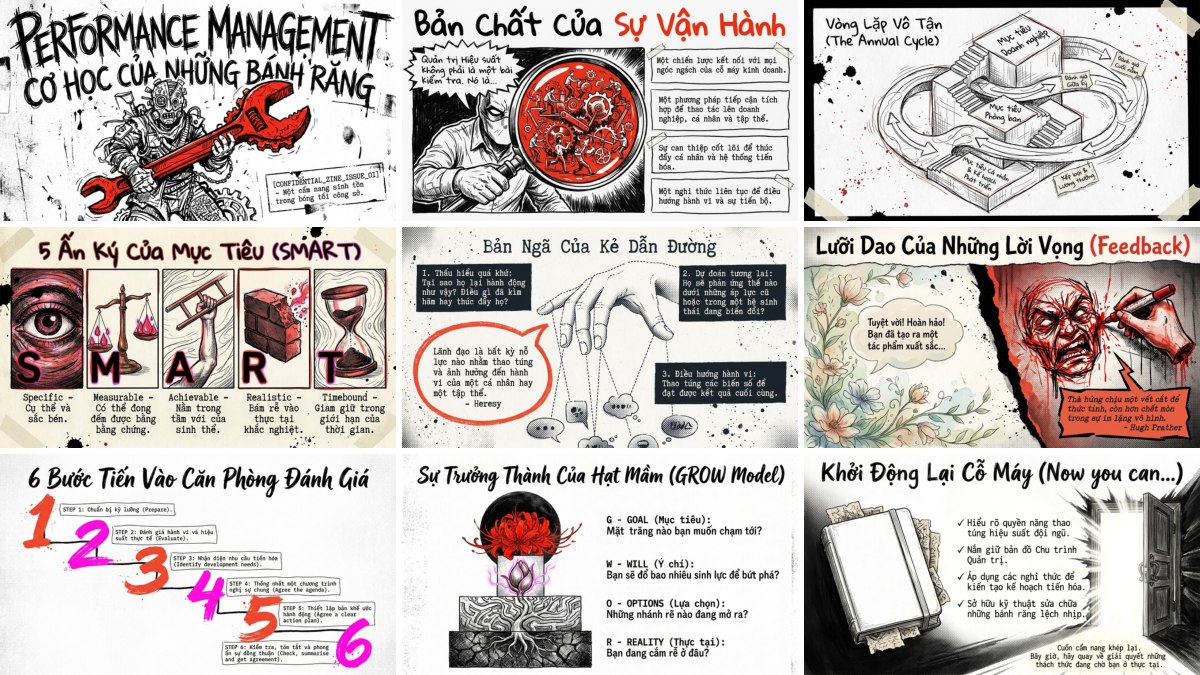 Ảnh mẫu slide phong cách Underground Comic tạo bằng NotebookLM
