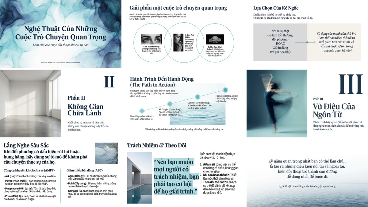 Ảnh mẫu slide phong cách Art Magazine tạo bằng NotebookLM