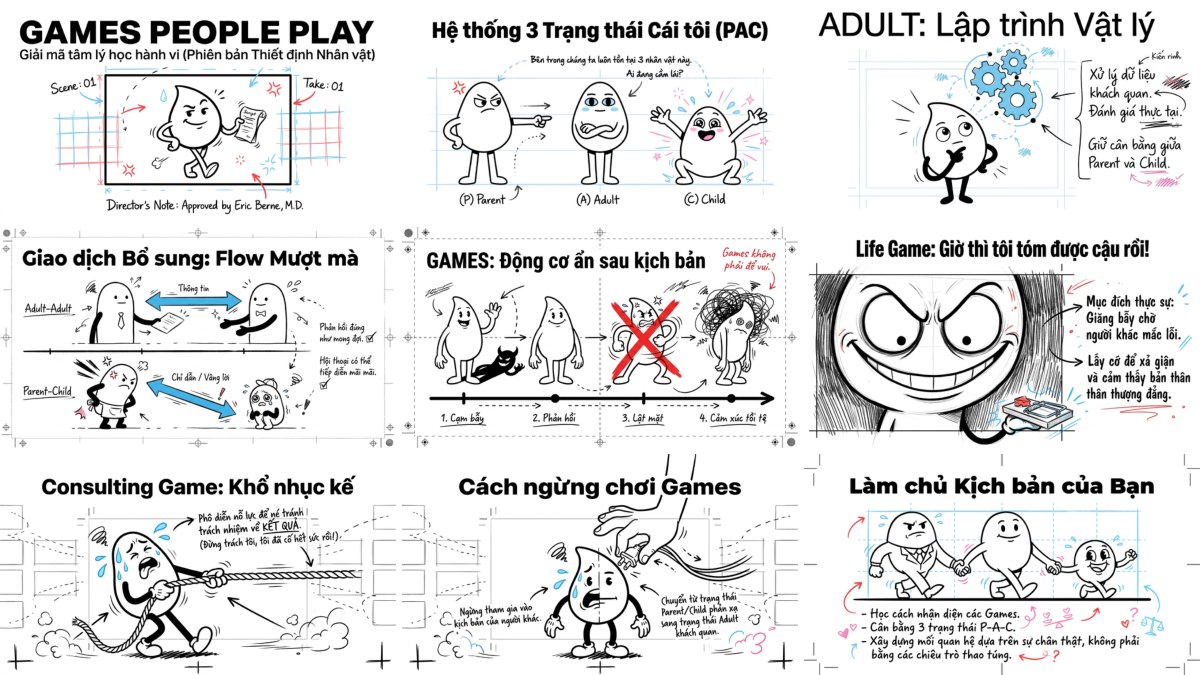 Ảnh mẫu slide phong cách Expressive Character tạo bằng NotebookLM